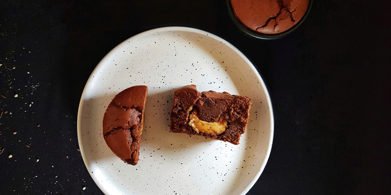 Fondant cœur coulant cacahuètes